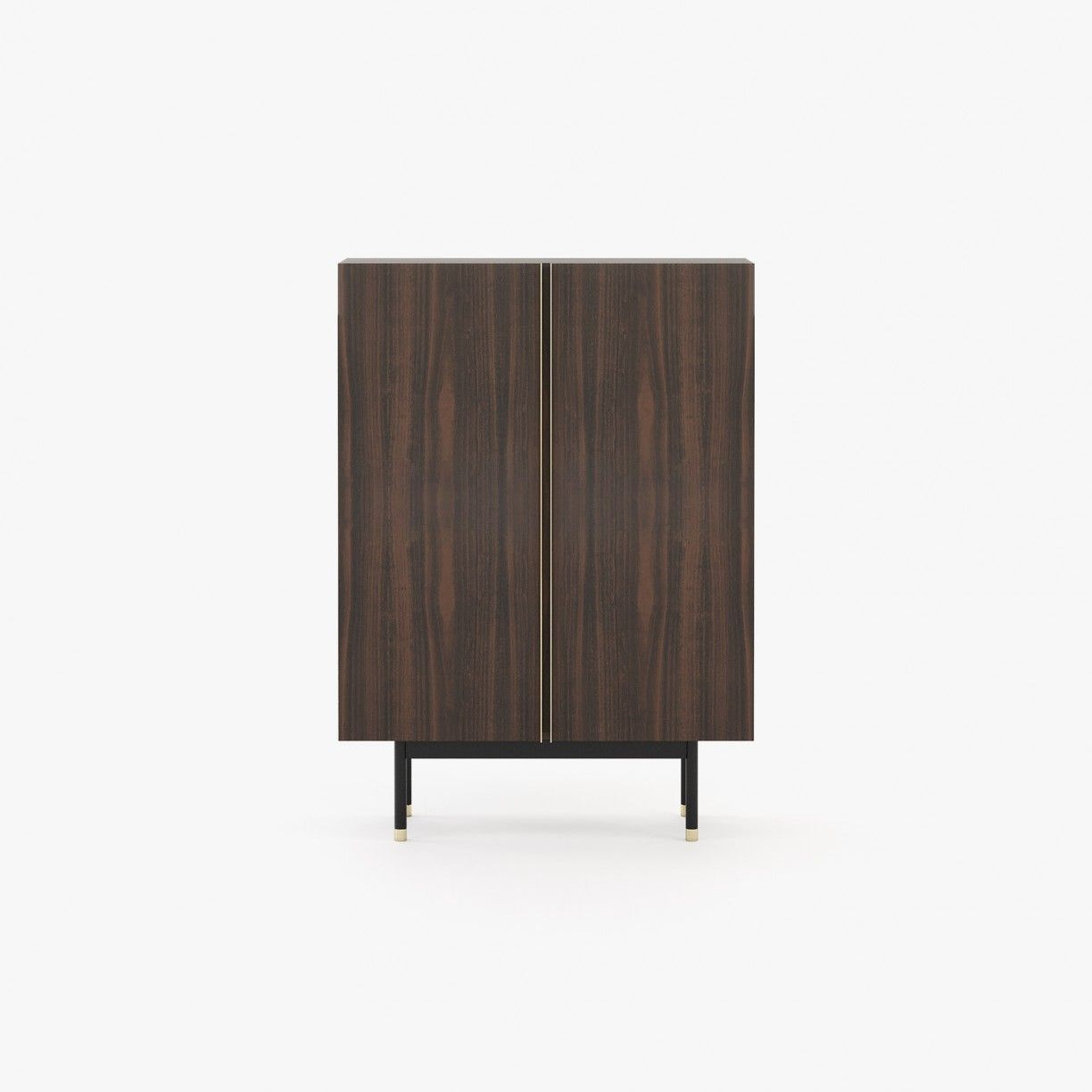Laskasas CUBA Bar Cabinet Smoked Eucalyptus Veneer Matte - Araco Interiors