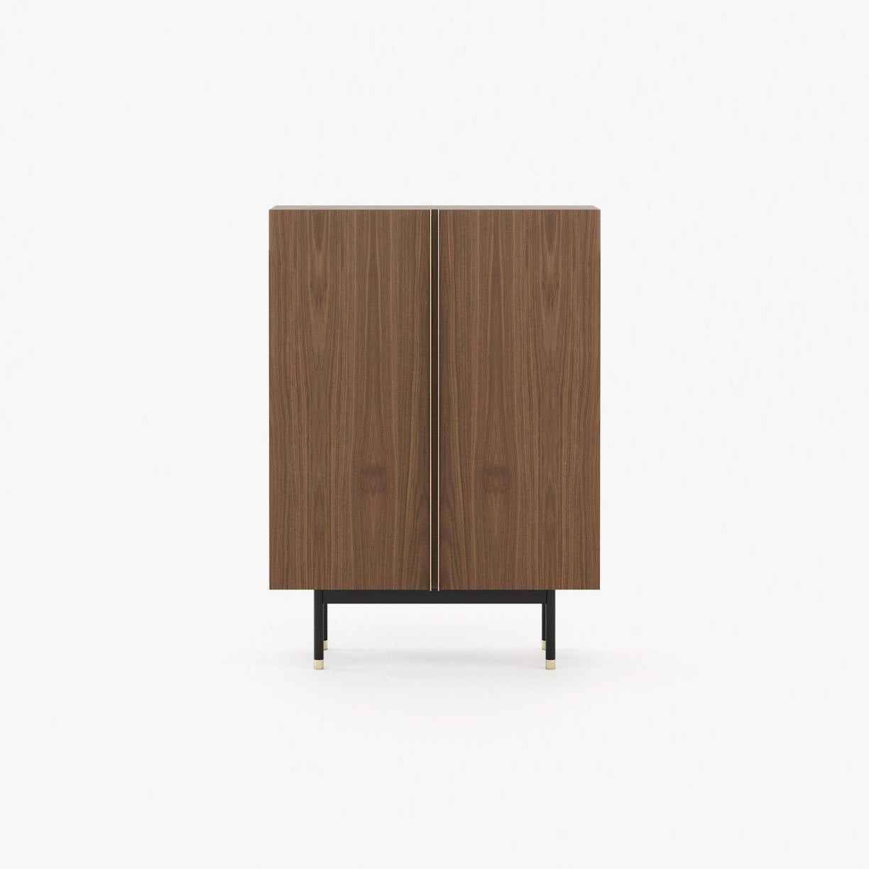 Laskasas CUBA Bar Cabinet Walnut Veneer Matte - Araco Interiors