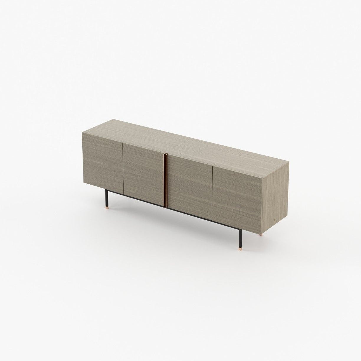 Laskasas CUBA Sideboard Aged Oak Veneer Matte - Araco Interiors