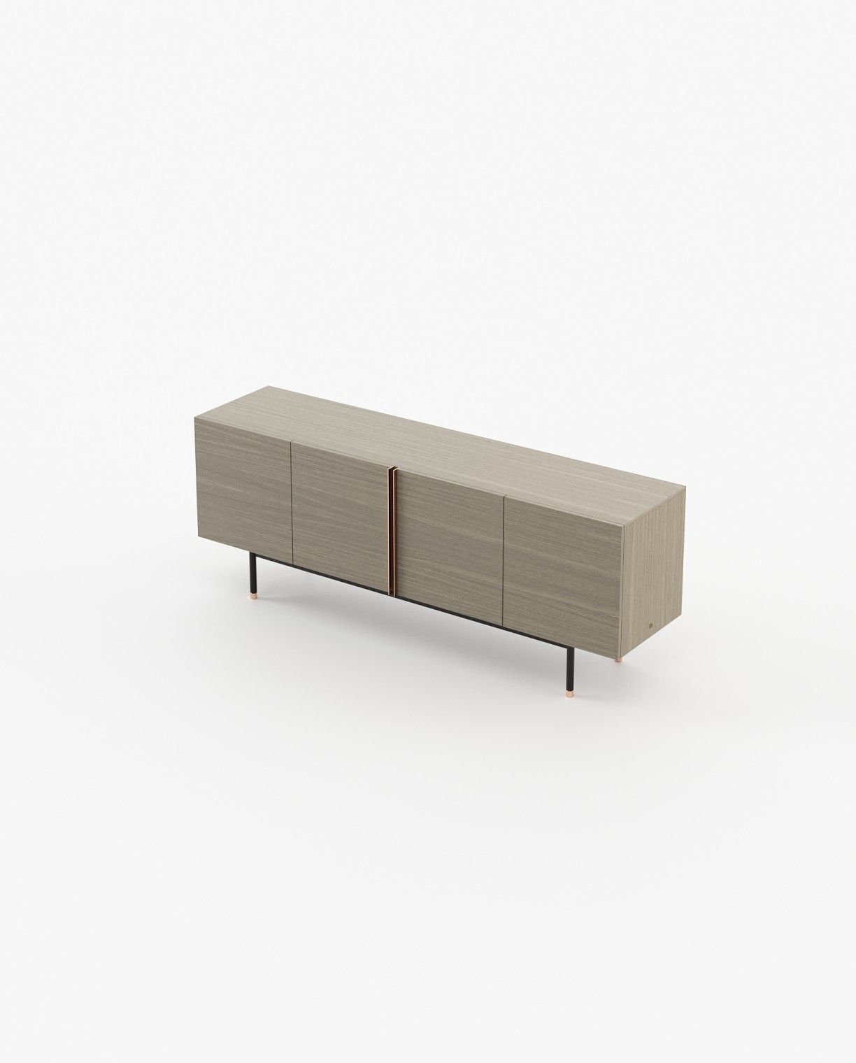 Laskasas CUBA Sideboard Aged Oak Veneer Matte - Araco Interiors