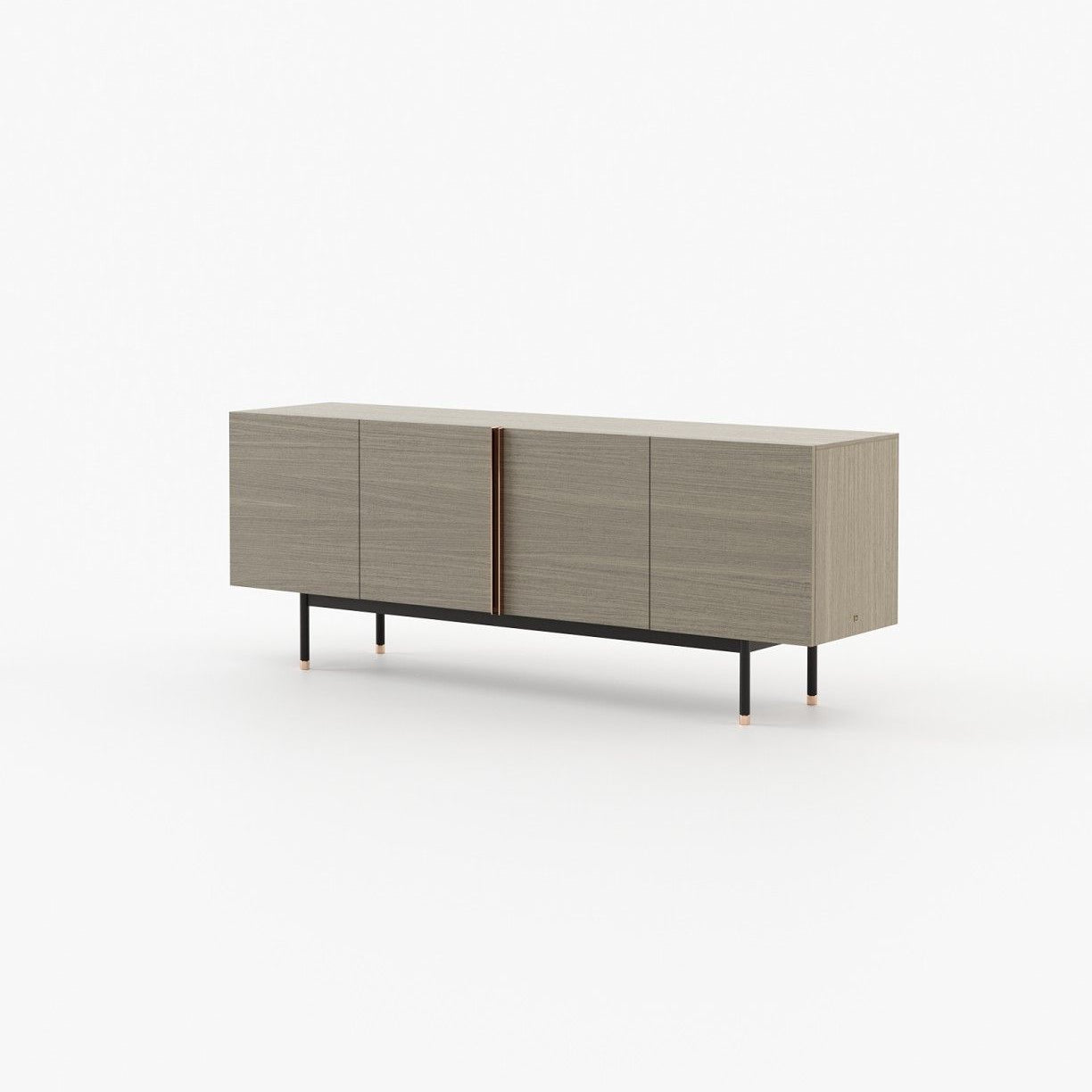 Laskasas CUBA Sideboard Aged Oak Veneer Matte - Araco Interiors