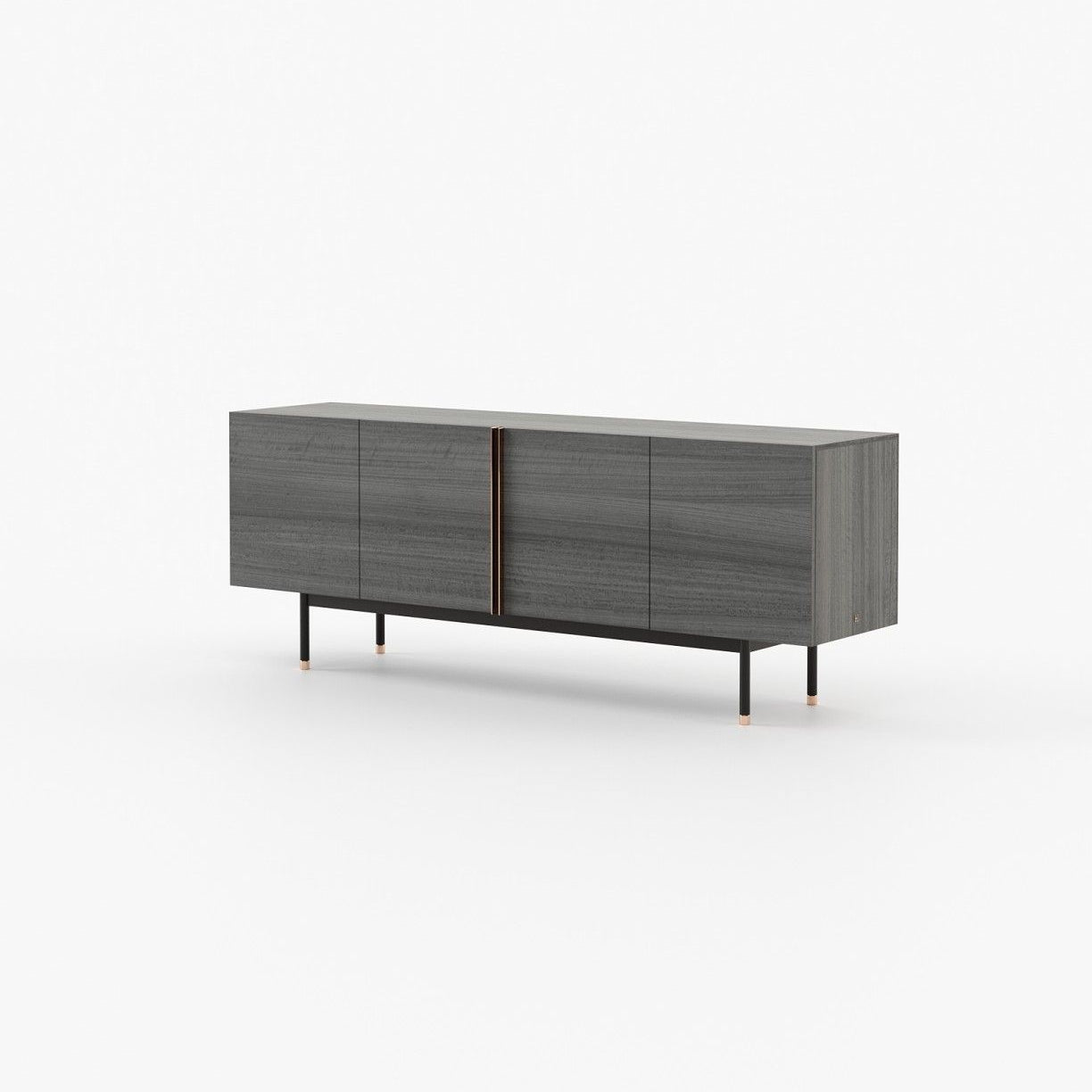 Laskasas CUBA Sideboard Grey Eucalyptus Veneer Matte - Araco Interiors