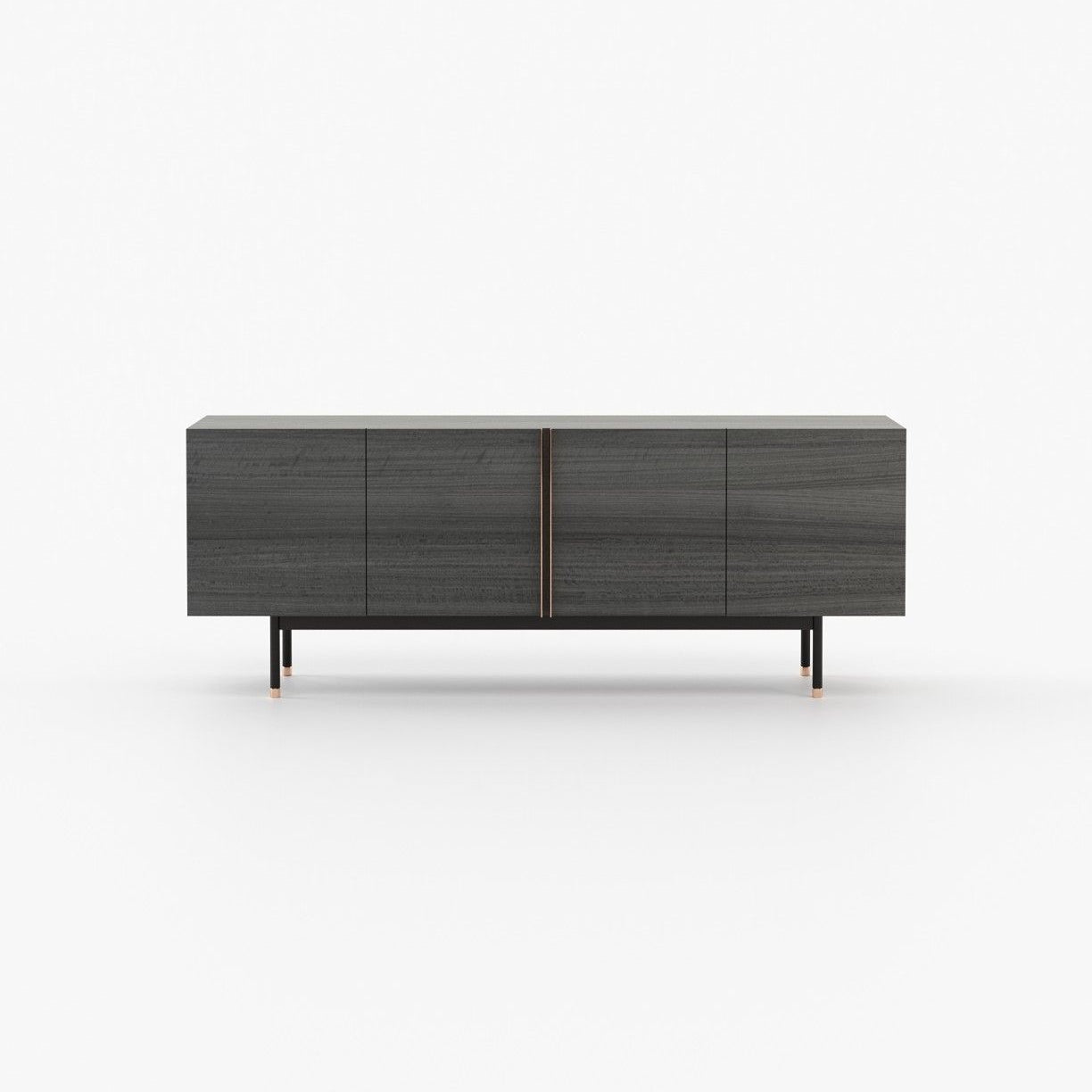 Laskasas CUBA Sideboard Grey Eucalyptus Veneer Matte - Araco Interiors