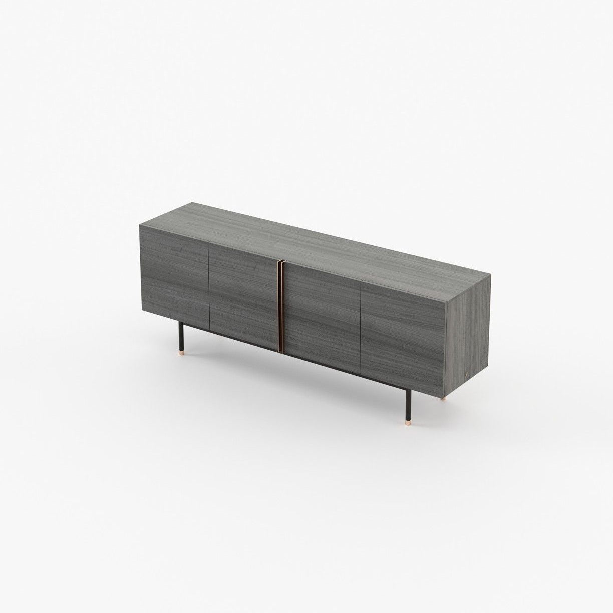 Laskasas CUBA Sideboard Grey Eucalyptus Veneer Matte - Araco Interiors