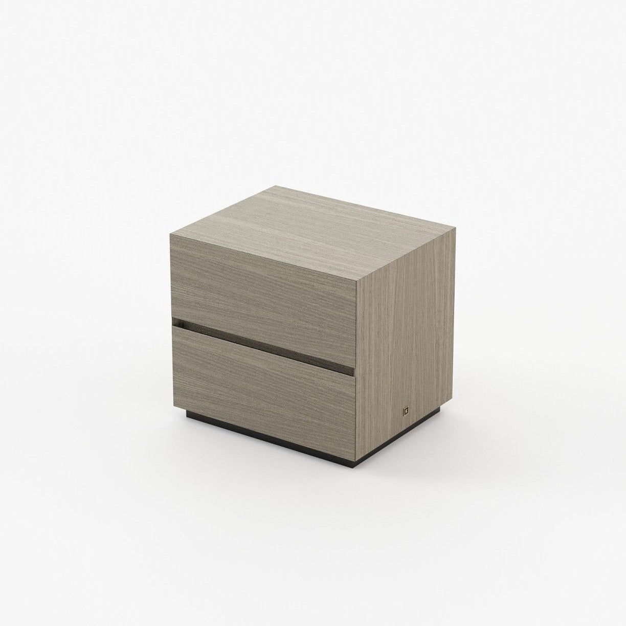 Laskasas DAKAR Bedside Cabinet & Table Aged Oak Veneer Matte - Araco Interiors