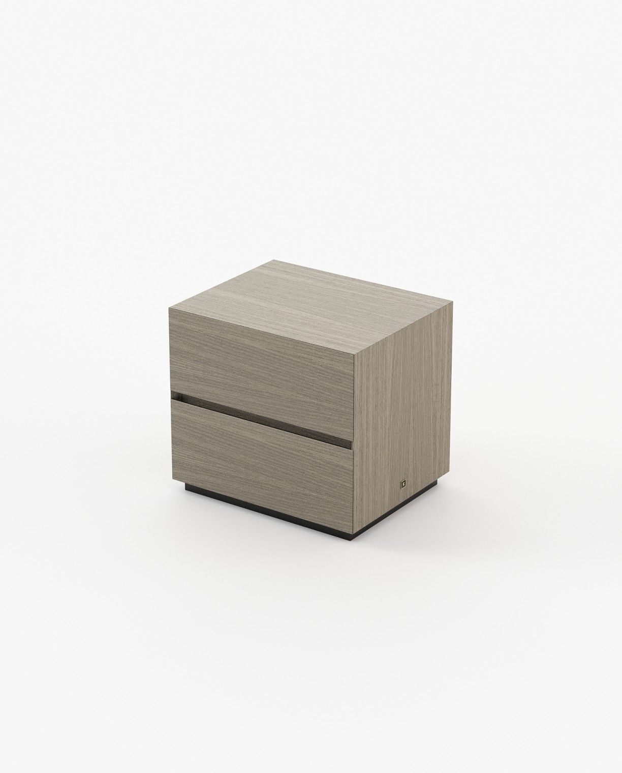 Laskasas DAKAR Bedside Cabinet & Table Aged Oak Veneer Matte - Araco Interiors