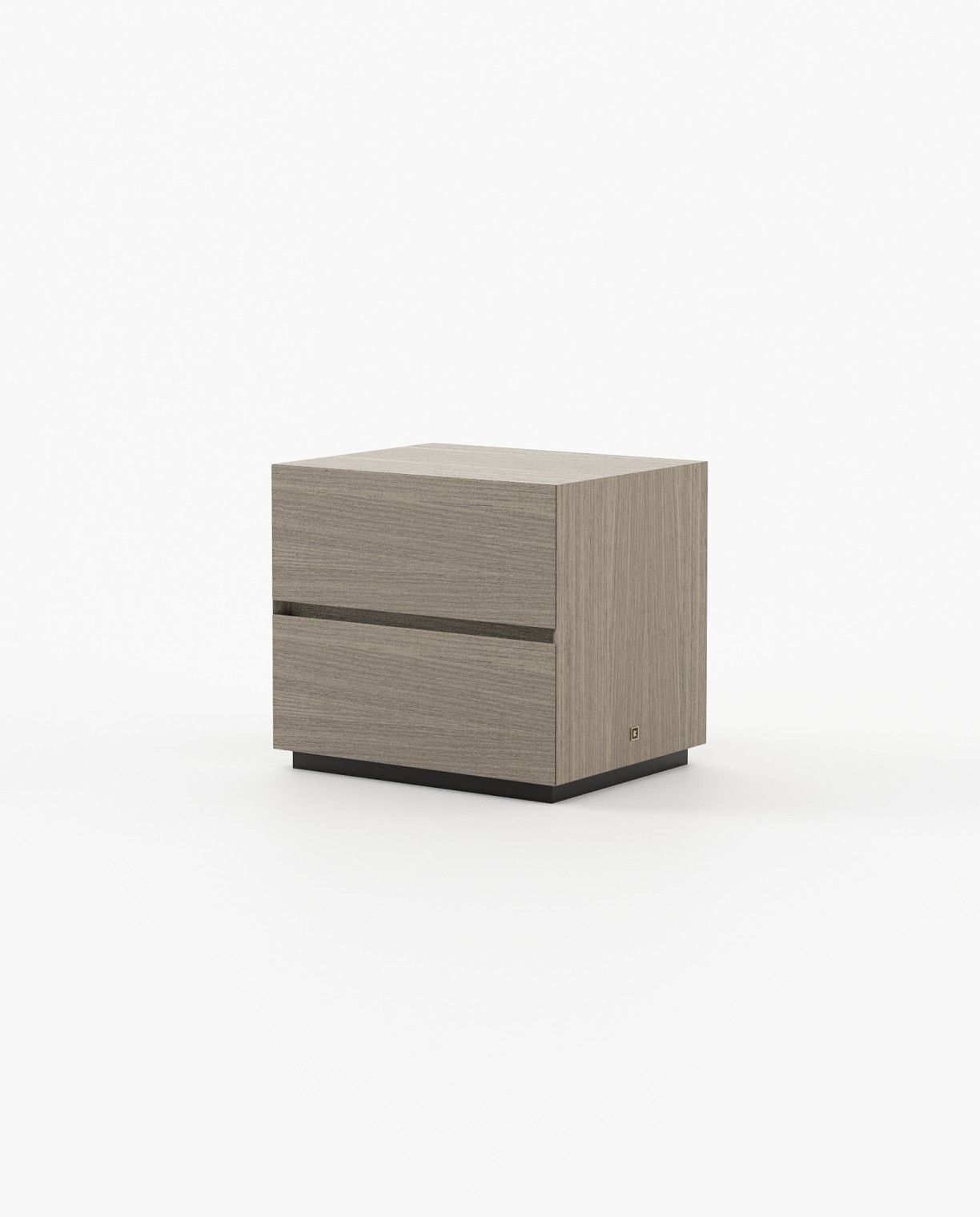 Laskasas DAKAR Bedside Cabinet & Table Aged Oak Veneer Matte - Araco Interiors