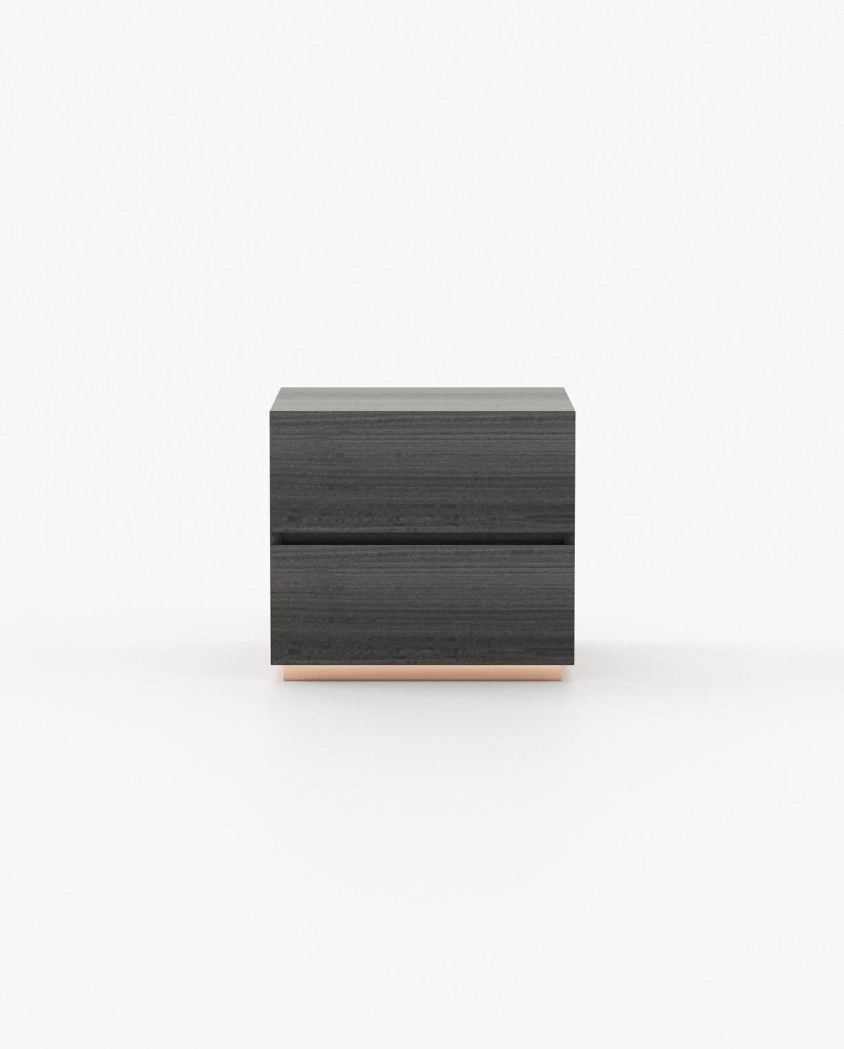 Laskasas DAKAR Bedside Cabinet & Table Grey Eucalyptus Veneer Matte - Araco Interiors