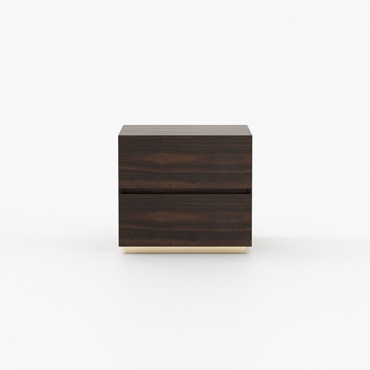Laskasas DAKAR Bedside Cabinet & Table Smoked Eucalyptus Veneer Matte - Araco Interiors