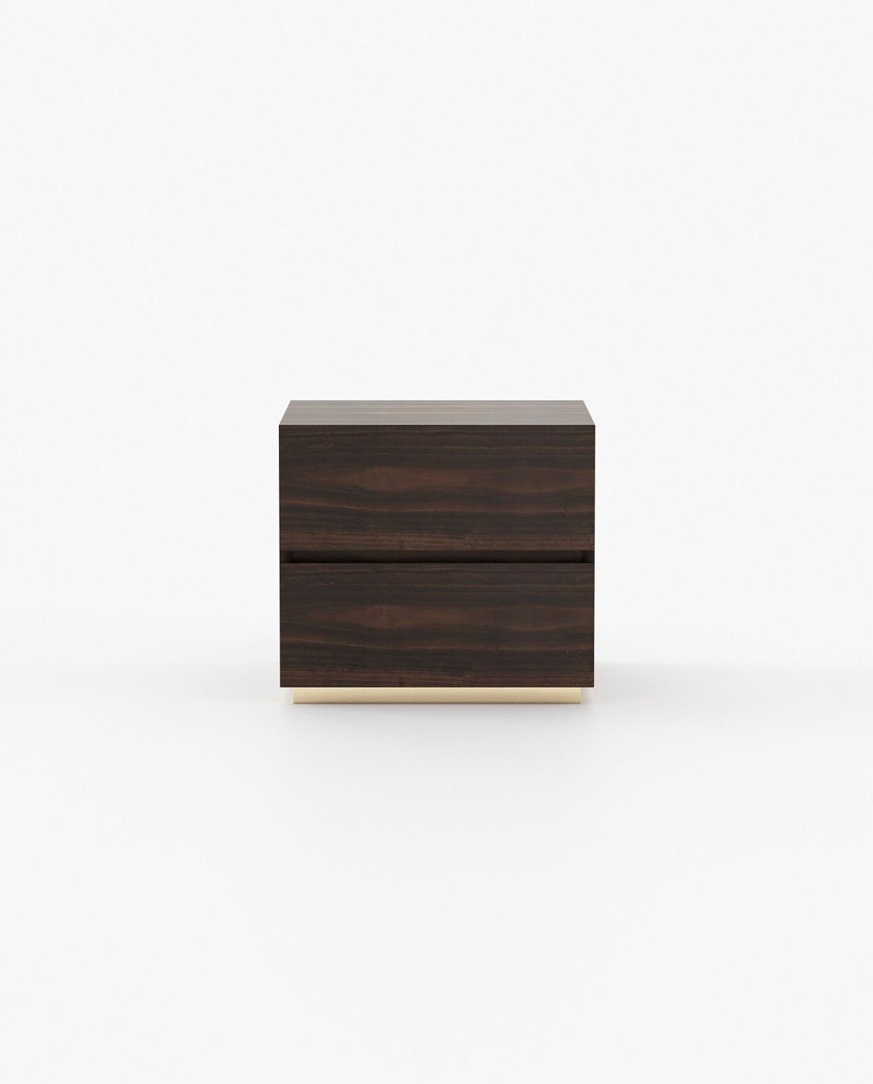Laskasas DAKAR Bedside Cabinet & Table Smoked Eucalyptus Veneer Matte - Araco Interiors