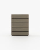 Laskasas DAKAR Tallboy Chest of Drawers Aged Oak Veneer Matte - Araco Interiors