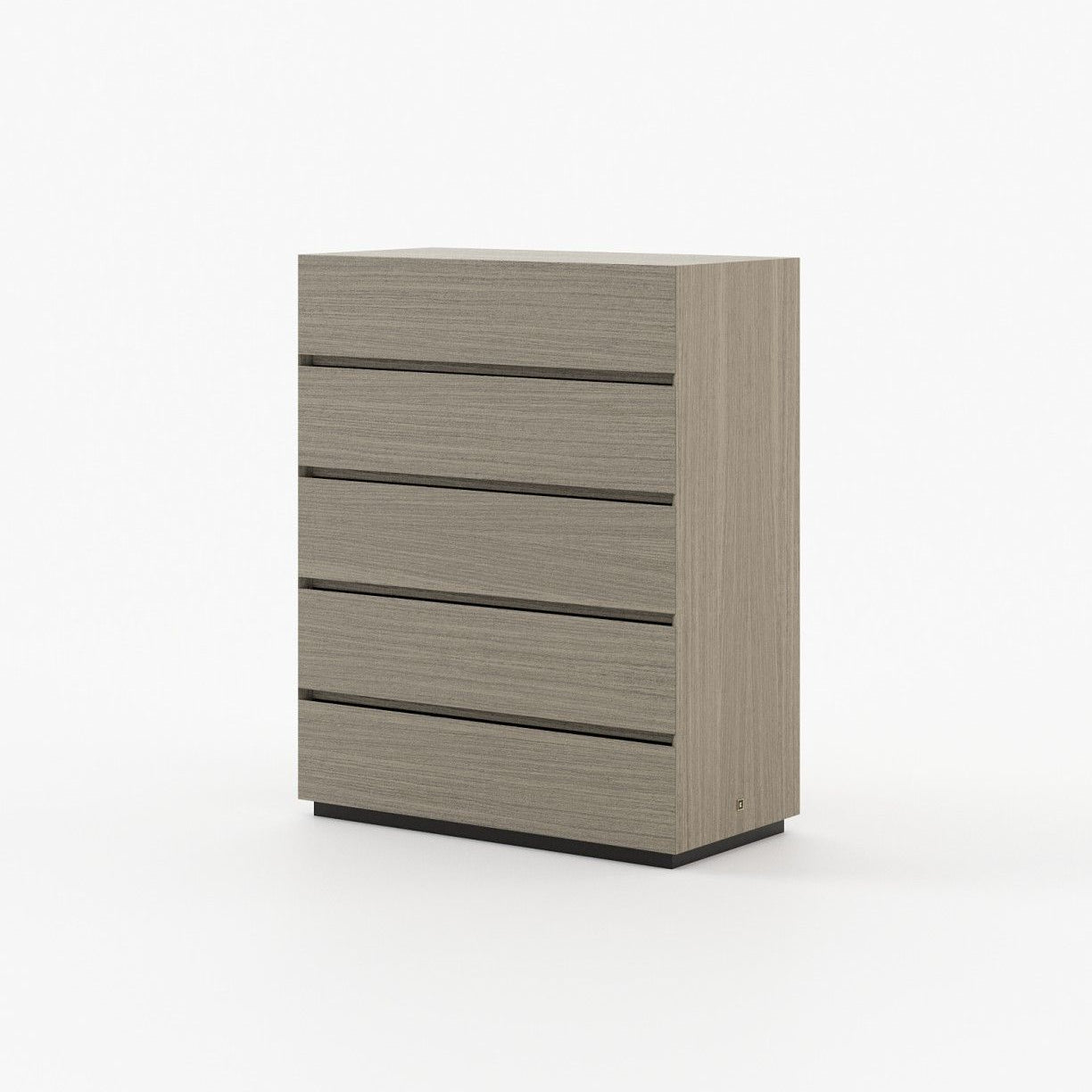 Laskasas DAKAR Tallboy Chest of Drawers Aged Oak Veneer Matte - Araco Interiors