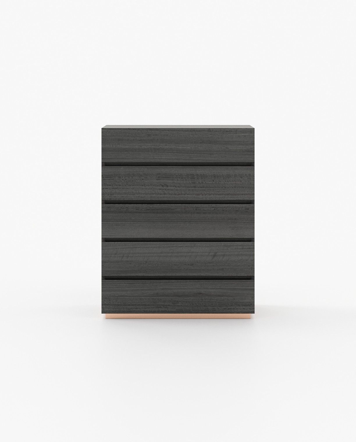 Laskasas DAKAR Tallboy Chest of Drawers Grey Eucalyptus Veneer Matte - Araco Interiors