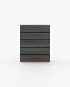 Laskasas DAKAR Tallboy Chest of Drawers Grey Eucalyptus Veneer Matte - Araco Interiors