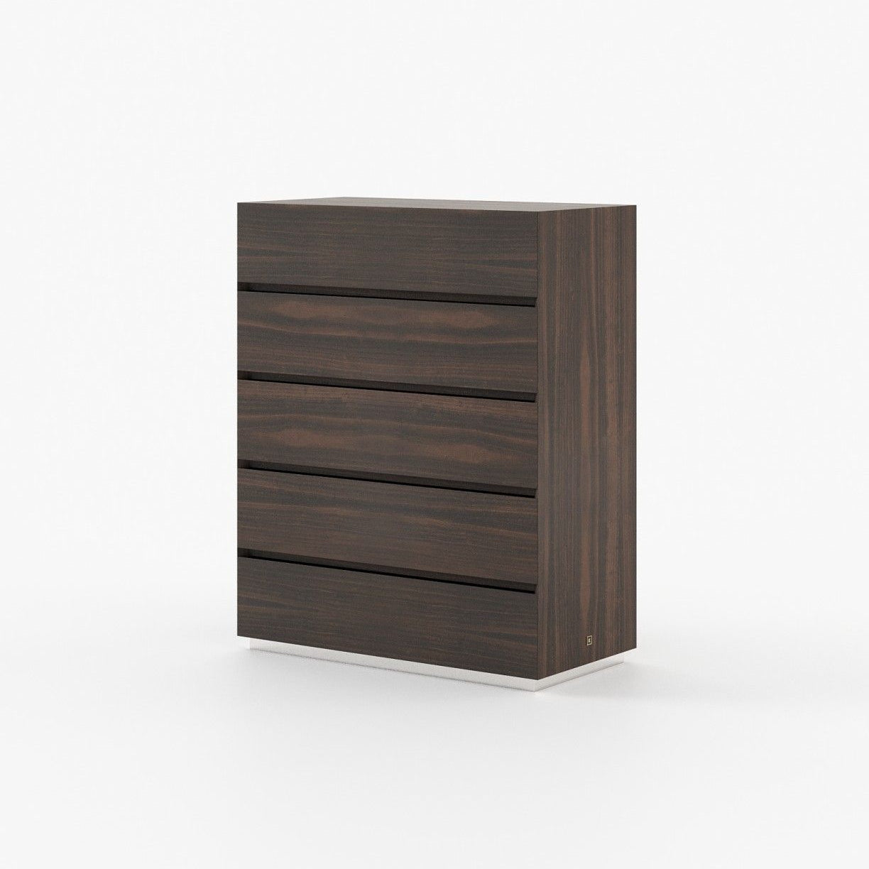 Laskasas DAKAR Tallboy Chest of Drawers Smoked Eucalyptus Veneer Matte - Araco Interiors