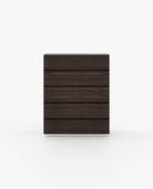 Laskasas DAKAR Tallboy Chest of Drawers Smoked Eucalyptus Veneer Matte - Araco Interiors