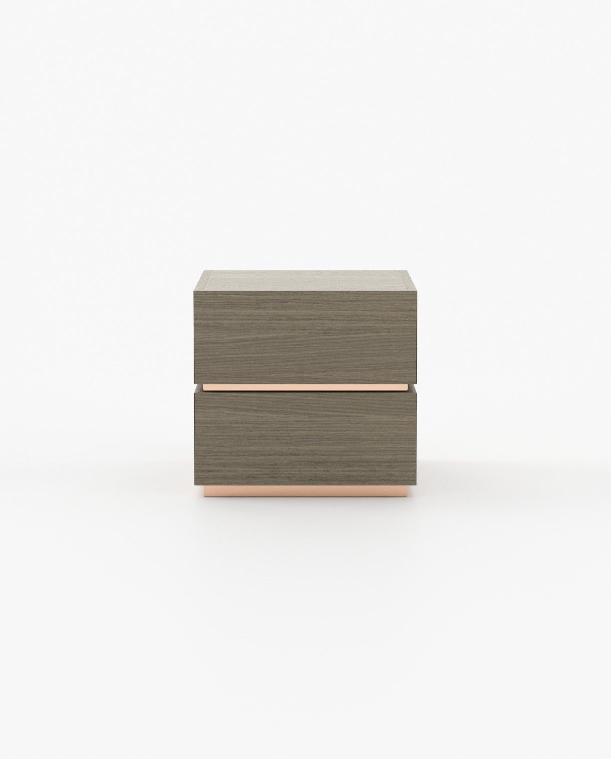 Laskasas DAKOTA Bedside Cabinet & Table Aged Oak Veneer Matte - Araco Interiors