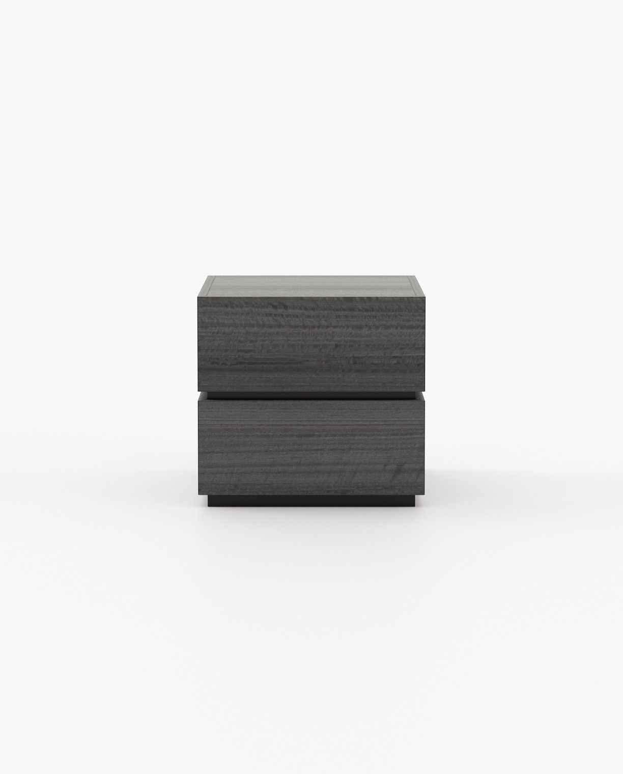 Laskasas DAKOTA Bedside Cabinet & Table Grey Eucalyptus Veneer Matte - Araco Interiors