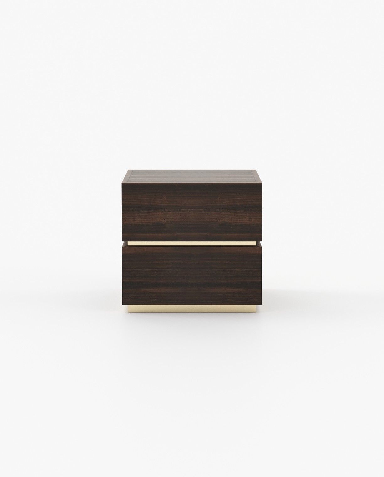 Laskasas DAKOTA Bedside Cabinet & Table Smoked Eucalyptus Veneer Matte - Araco Interiors