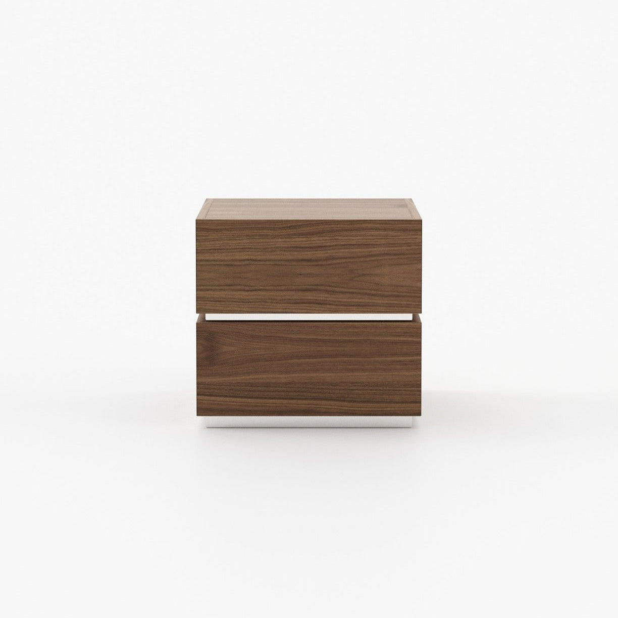 Laskasas DAKOTA Bedside Cabinet & Table Walnut Veneer Matte - Araco Interiors