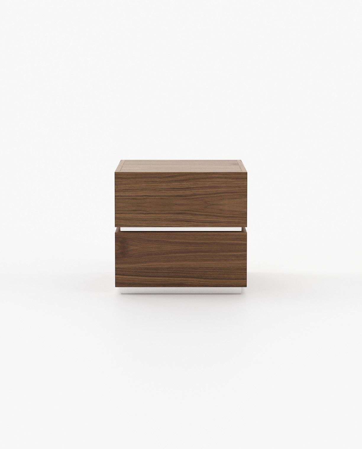 Laskasas DAKOTA Bedside Cabinet & Table Walnut Veneer Matte - Araco Interiors