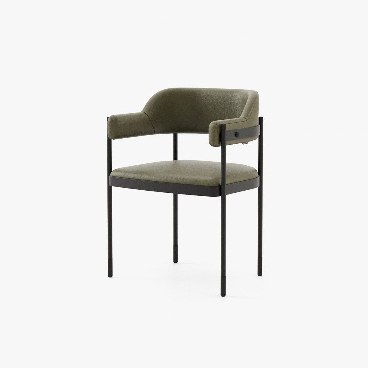 Laskasas DALE Dining Chair & Bench Berlin Forest Leather - Araco Interiors