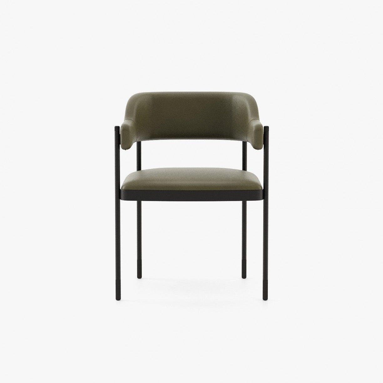 Laskasas DALE Dining Chair & Bench Berlin Forest Leather - Araco Interiors