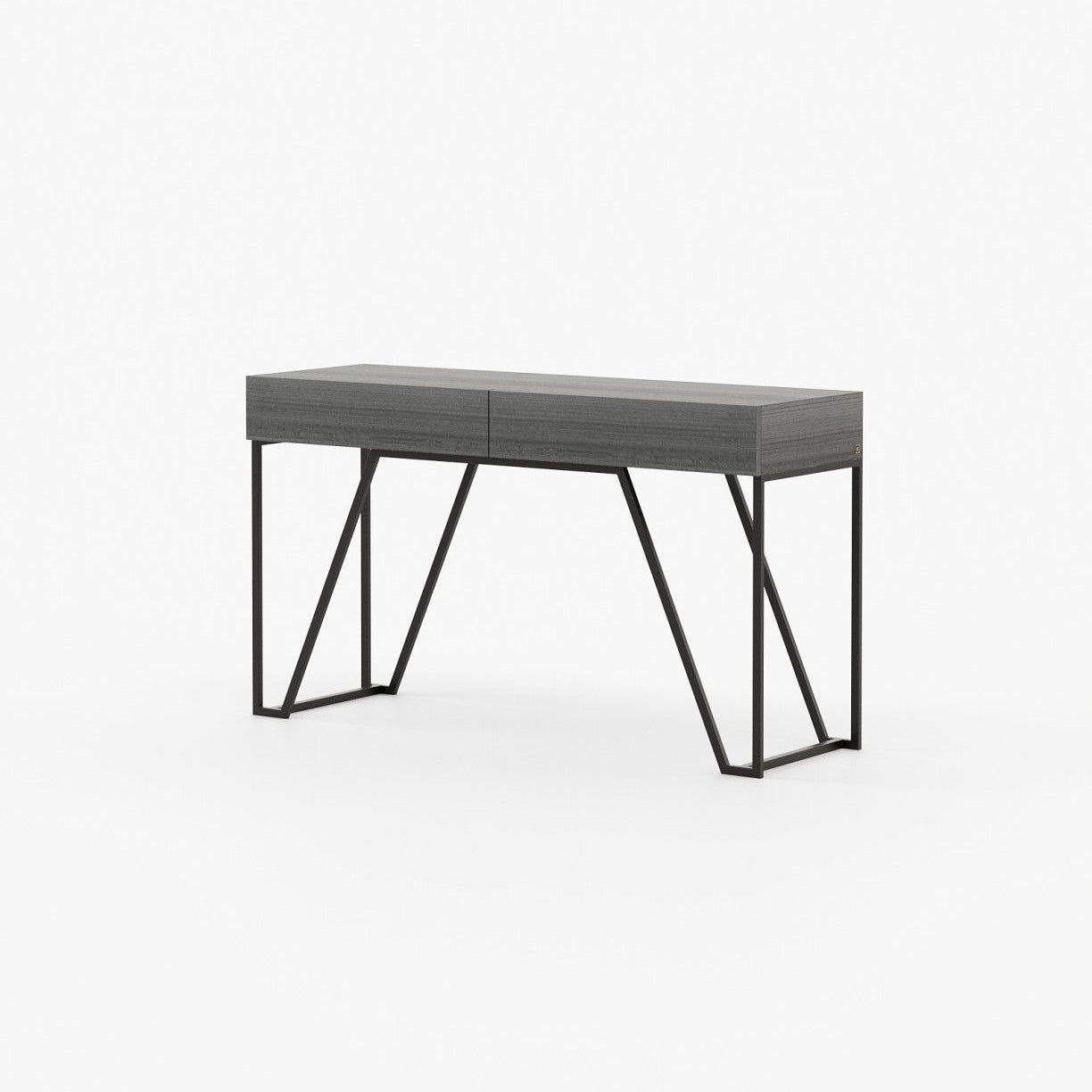 Laskasas DALLAS Console Table Grey Eucalyptus Veneer Matte - Araco Interiors