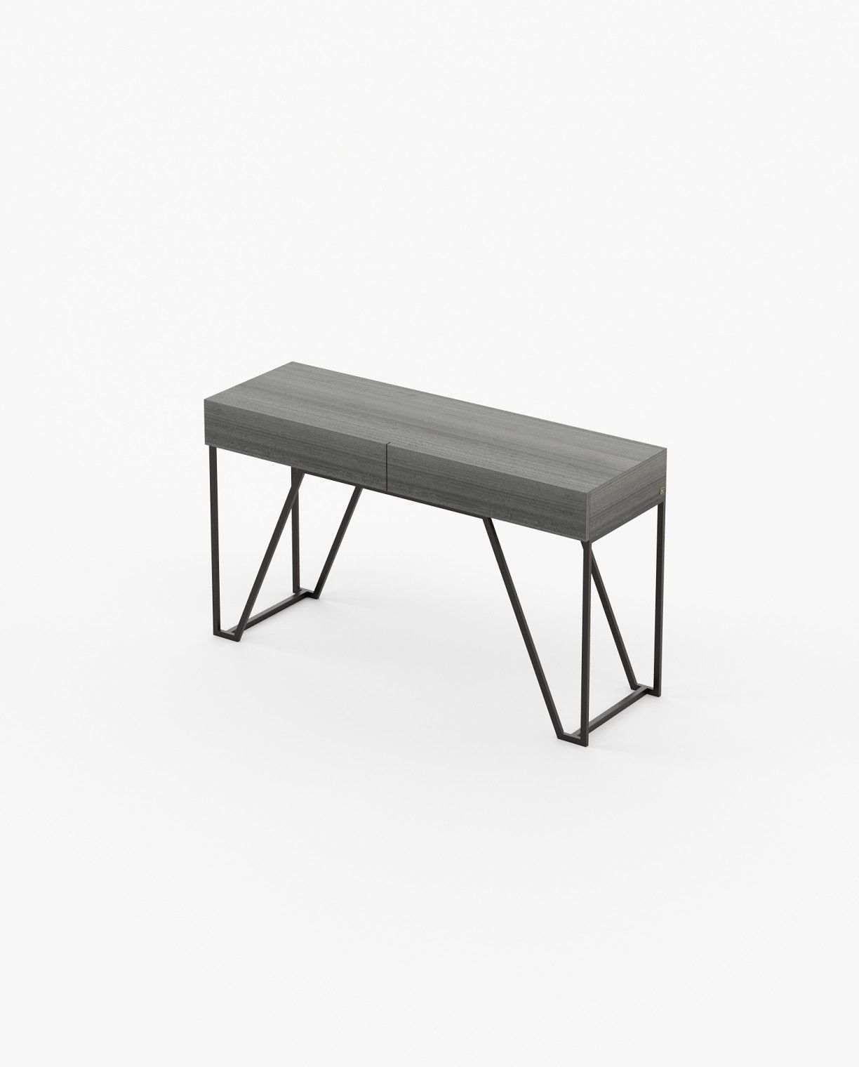 Laskasas DALLAS Console Table Grey Eucalyptus Veneer Matte - Araco Interiors