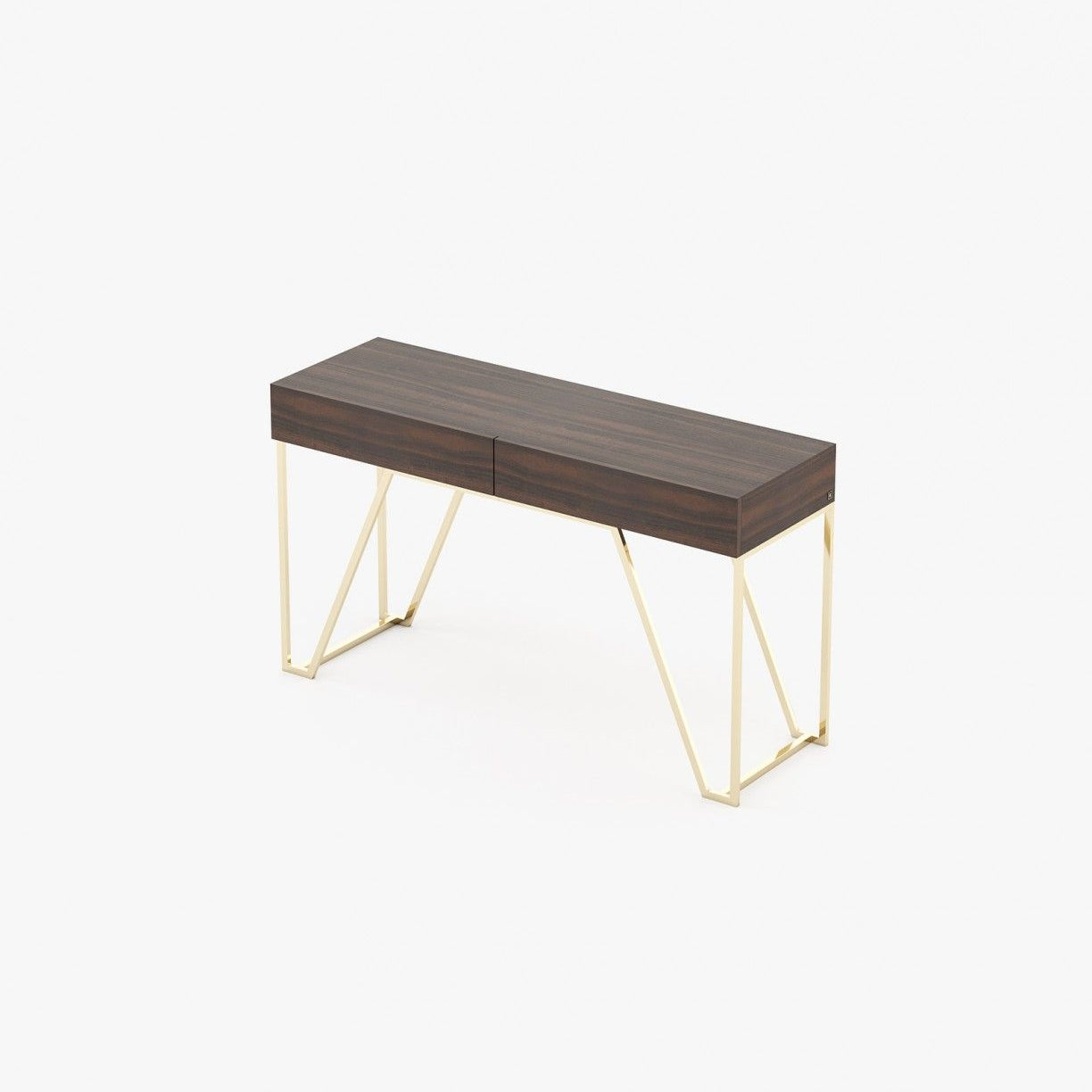 Laskasas DALLAS Console Table Smoked Eucalyptus Veneer Matte - Araco Interiors