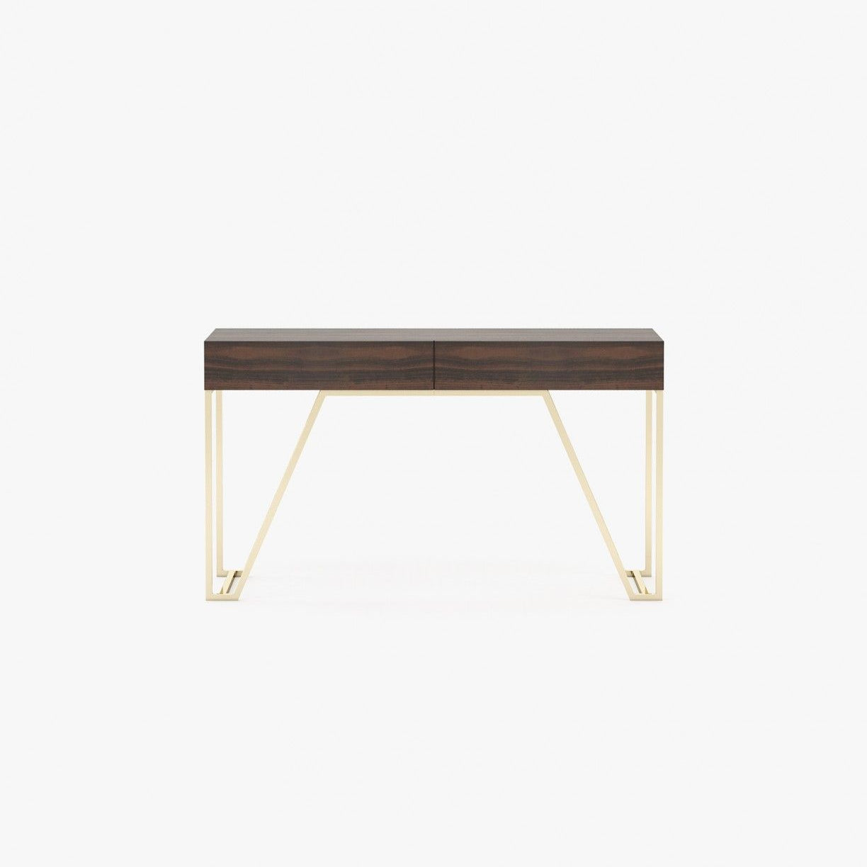 Laskasas DALLAS Console Table Smoked Eucalyptus Veneer Matte - Araco Interiors