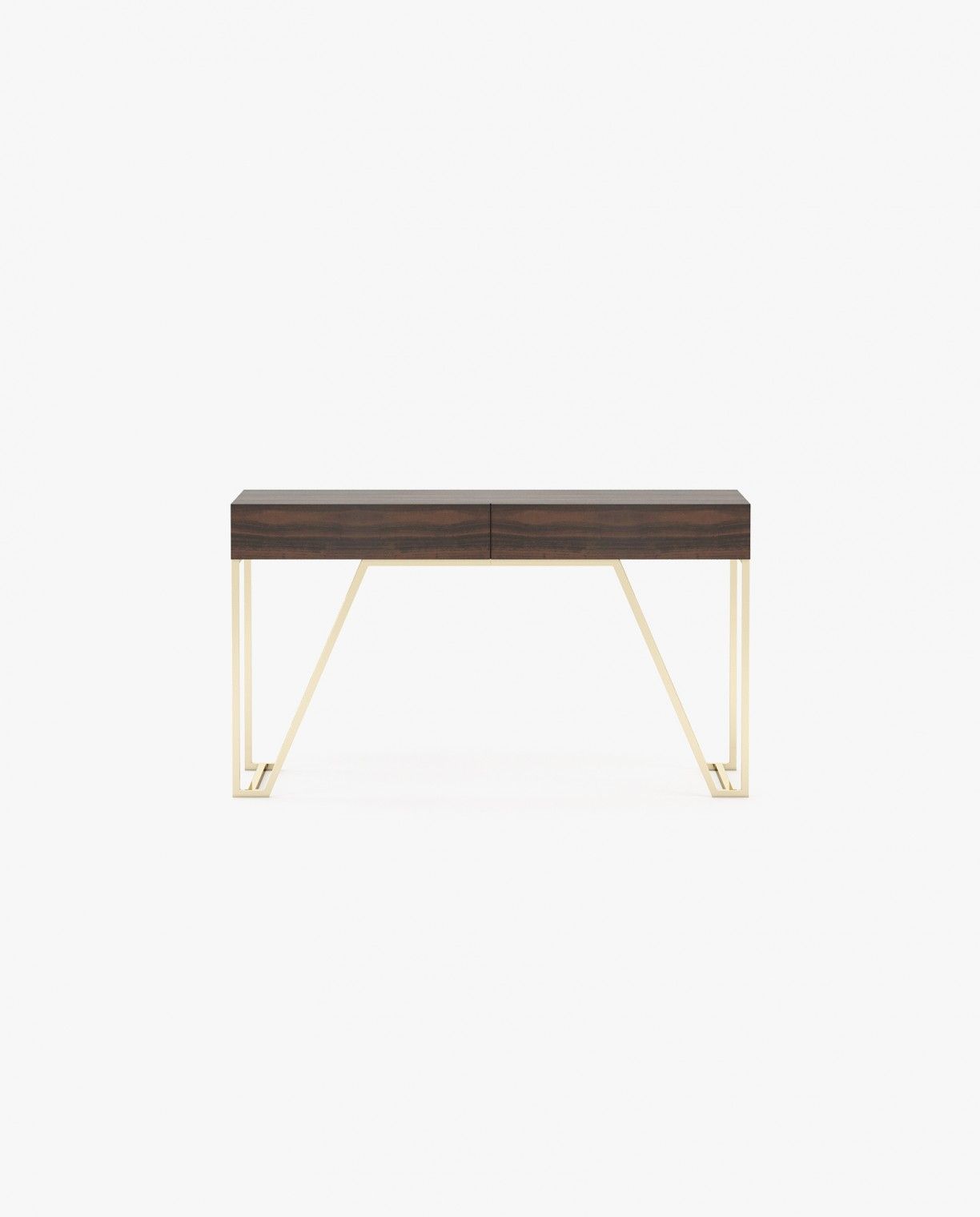 Laskasas DALLAS Console Table Smoked Eucalyptus Veneer Matte - Araco Interiors