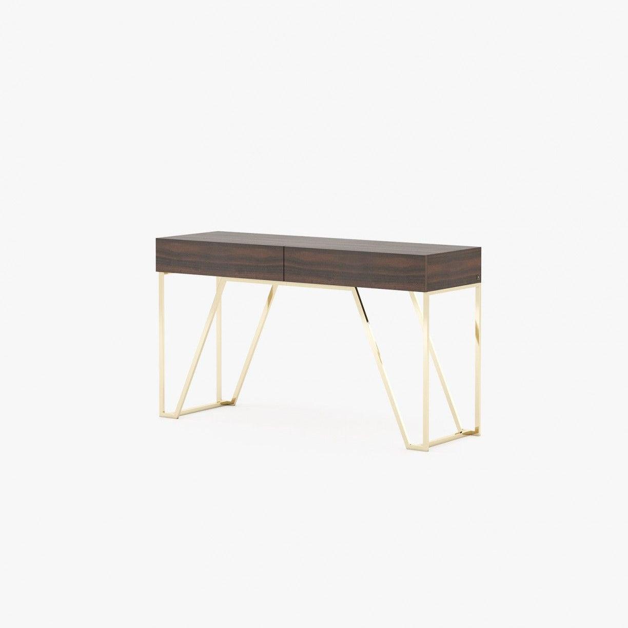 Laskasas DALLAS Console Table Smoked Eucalyptus Veneer Matte - Araco Interiors