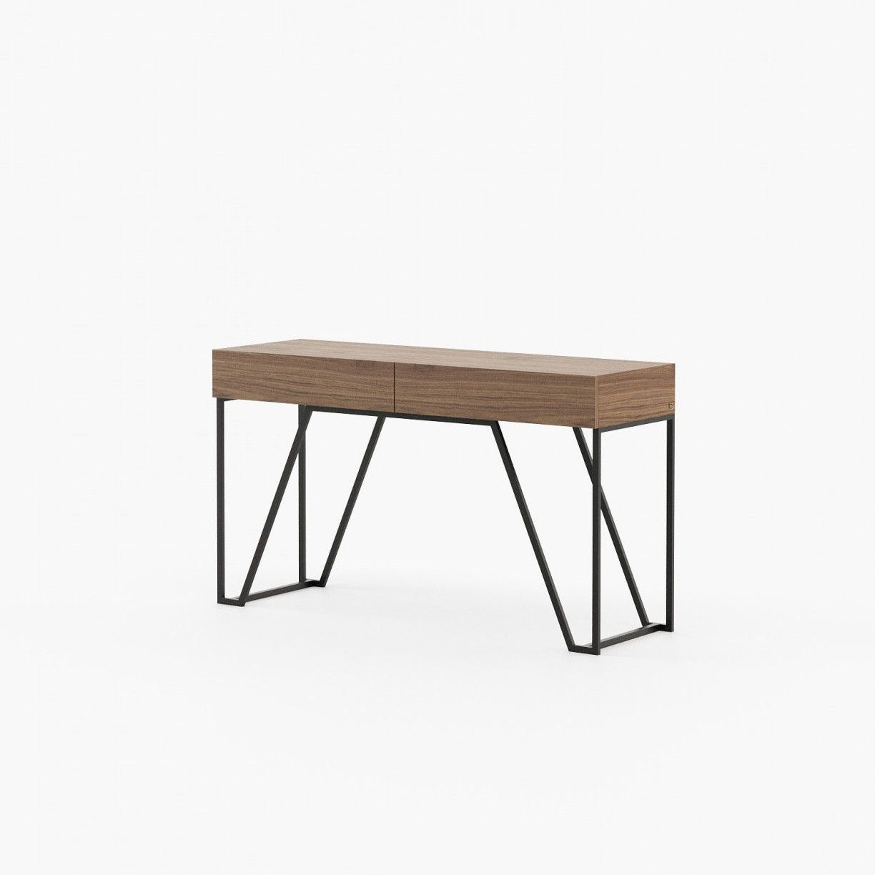Laskasas DALLAS Console Table Walnut Veneer Matte - Araco Interiors