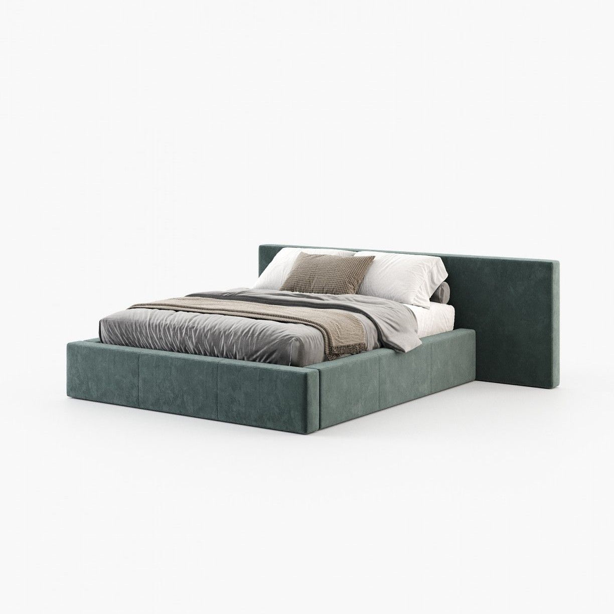 Laskasas DANGAR Bed & Headboard Vienna Safira - Araco Interiors