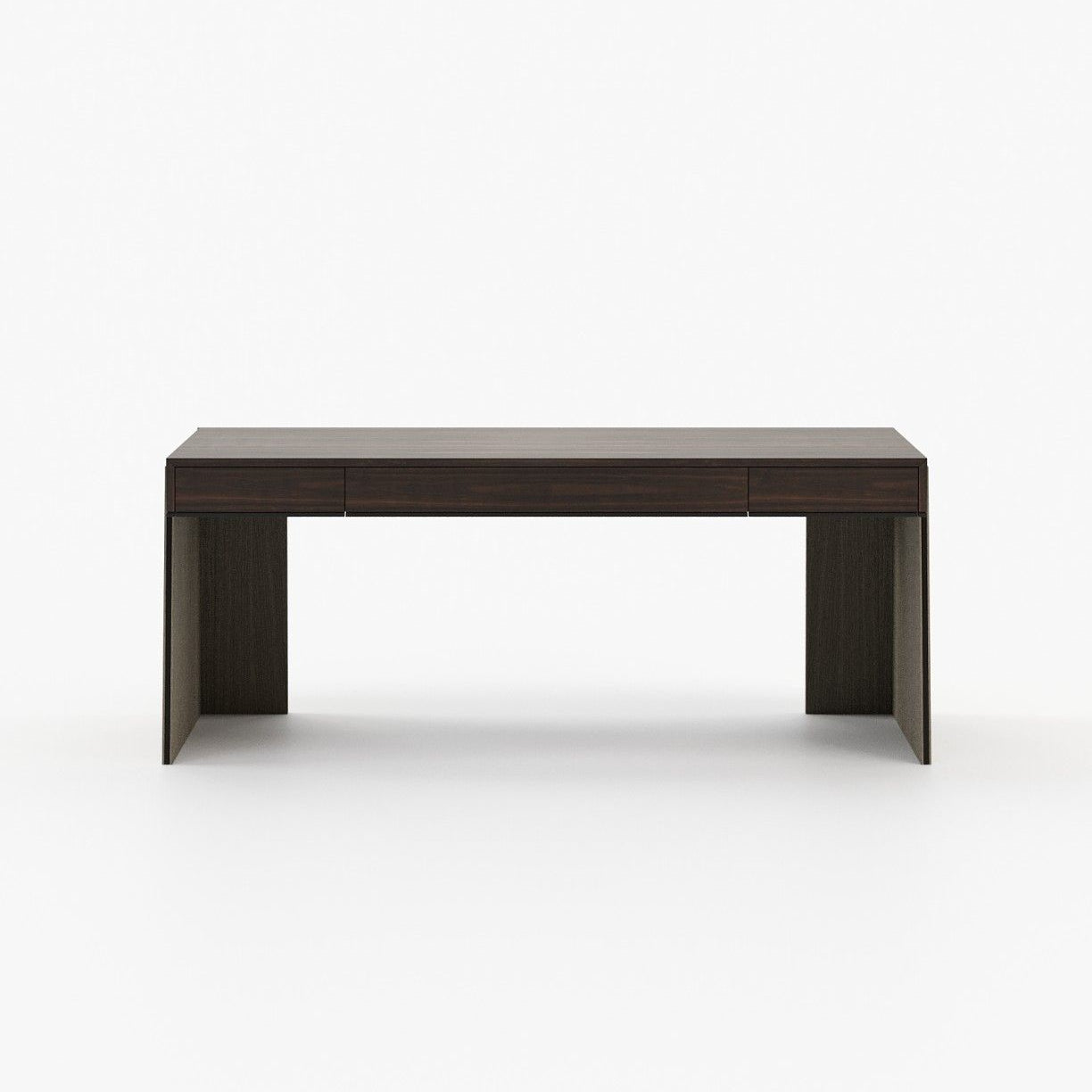 Laskasas DARA Desk Smoked Eucalyptus Veneer Matte - Araco Interiors