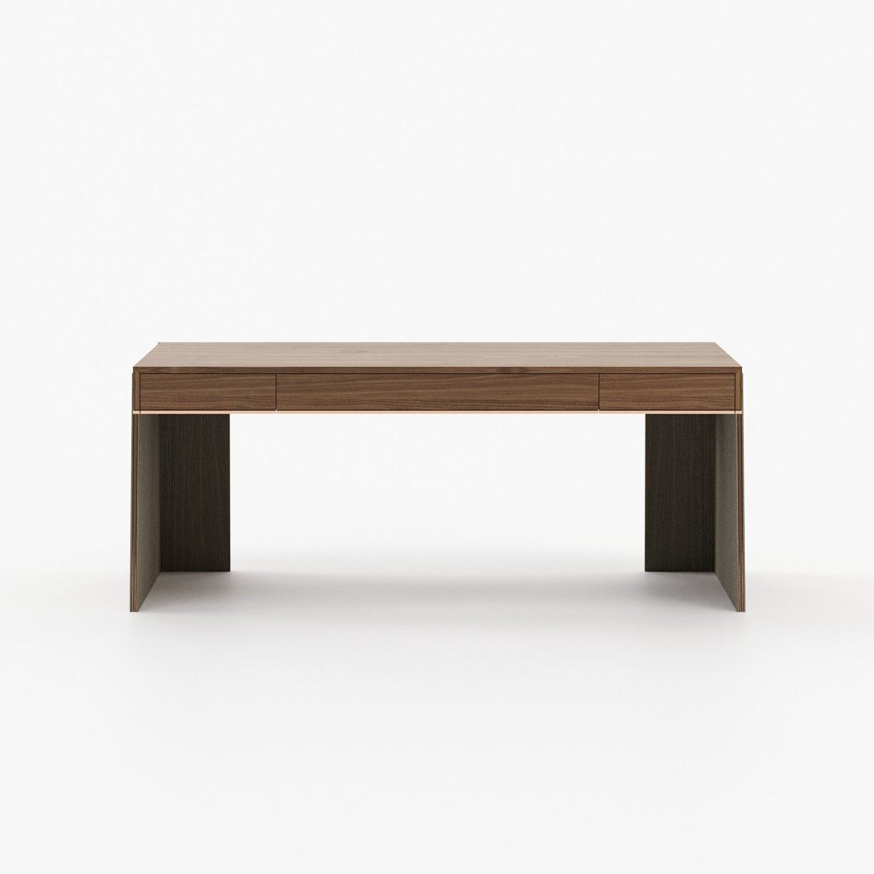 Laskasas DARA Desk Walnut Veneer Matte - Araco Interiors