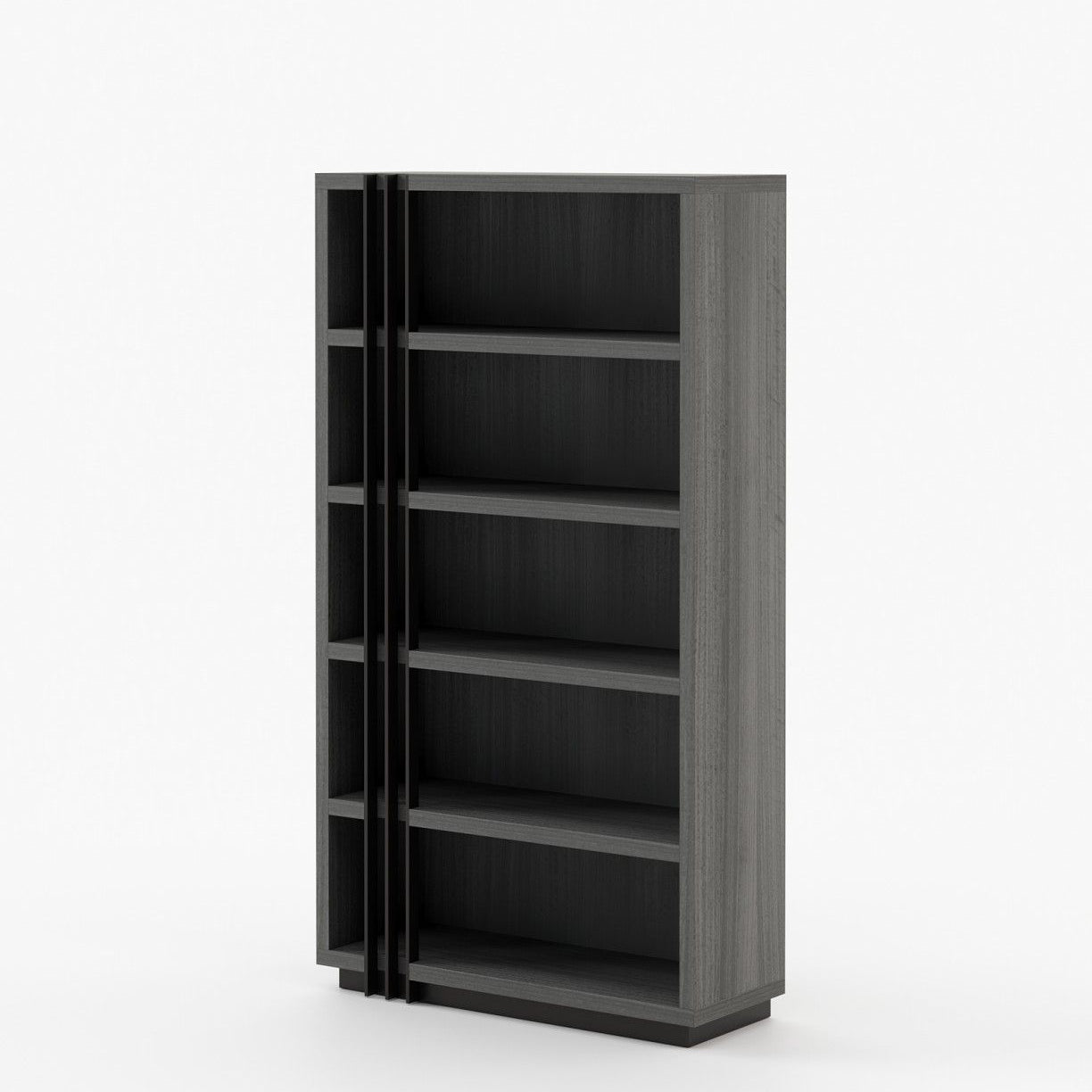 Laskasas D'ARC Bookcase & Shelving Grey Eucalyptus Veneer Matte - Araco Interiors