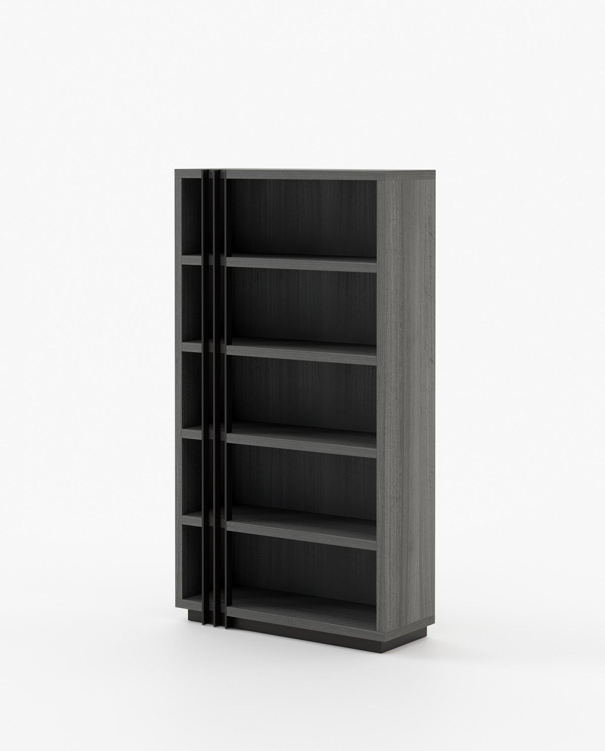 Laskasas D'ARC Bookcase & Shelving Grey Eucalyptus Veneer Matte - Araco Interiors