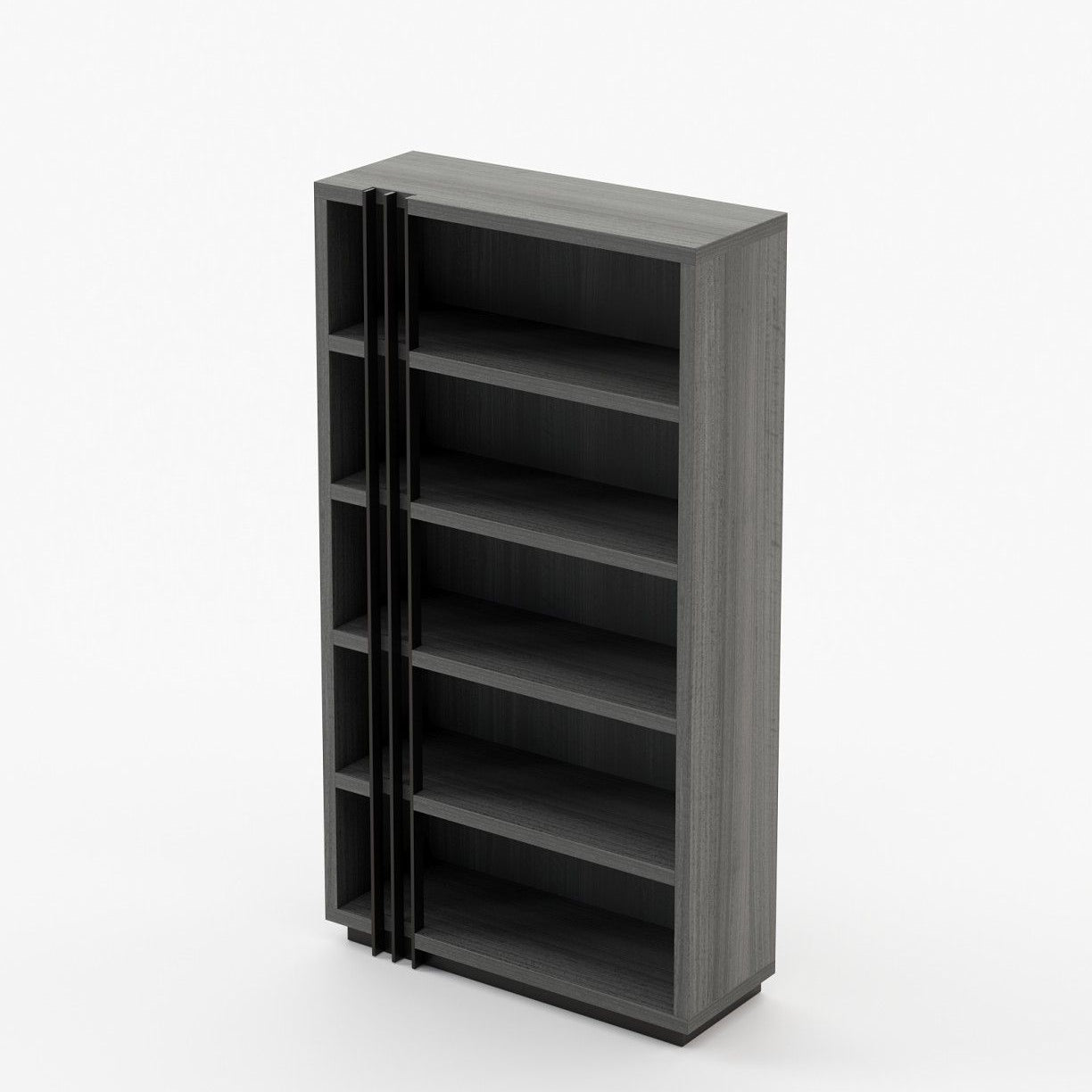 Laskasas D'ARC Bookcase & Shelving Grey Eucalyptus Veneer Matte - Araco Interiors