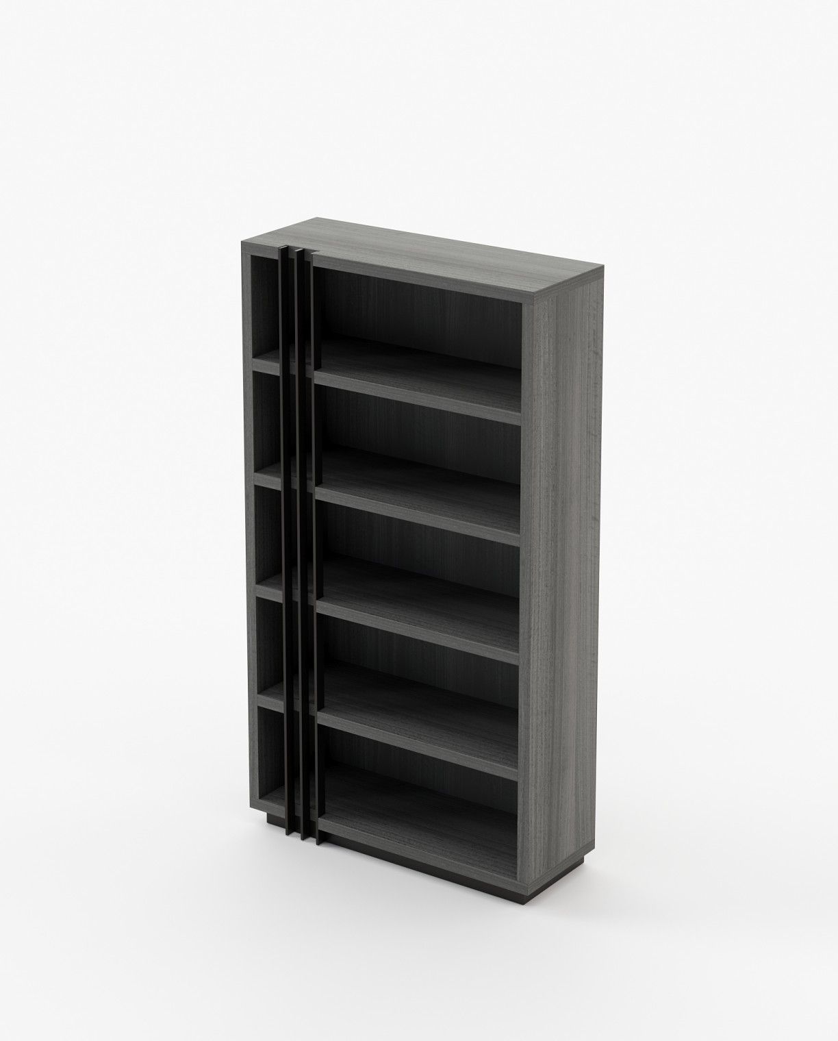 Laskasas D'ARC Bookcase & Shelving Grey Eucalyptus Veneer Matte - Araco Interiors