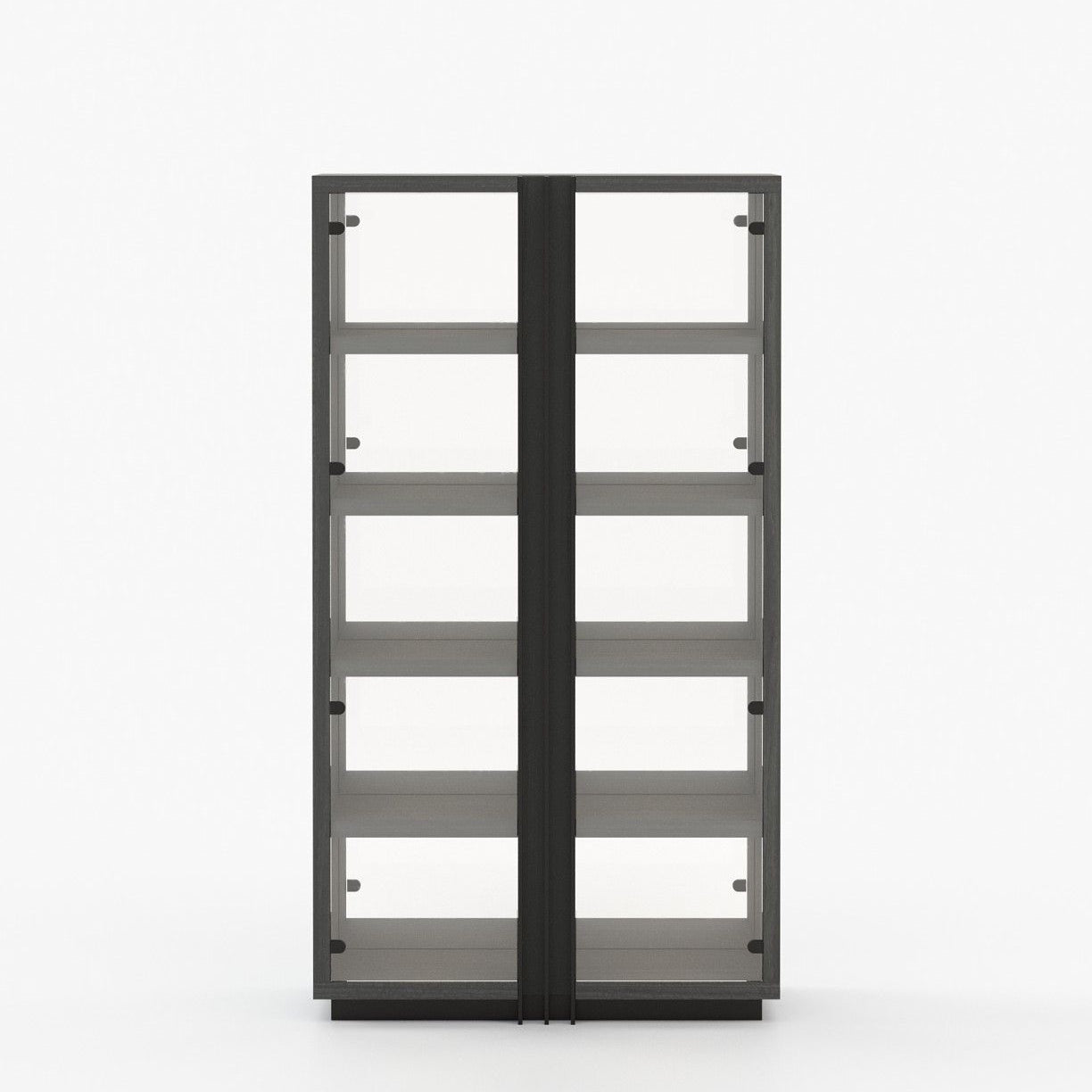 Laskasas D'ARC Bookcase & Shelving Grey Eucalyptus Veneer Matte - Araco Interiors