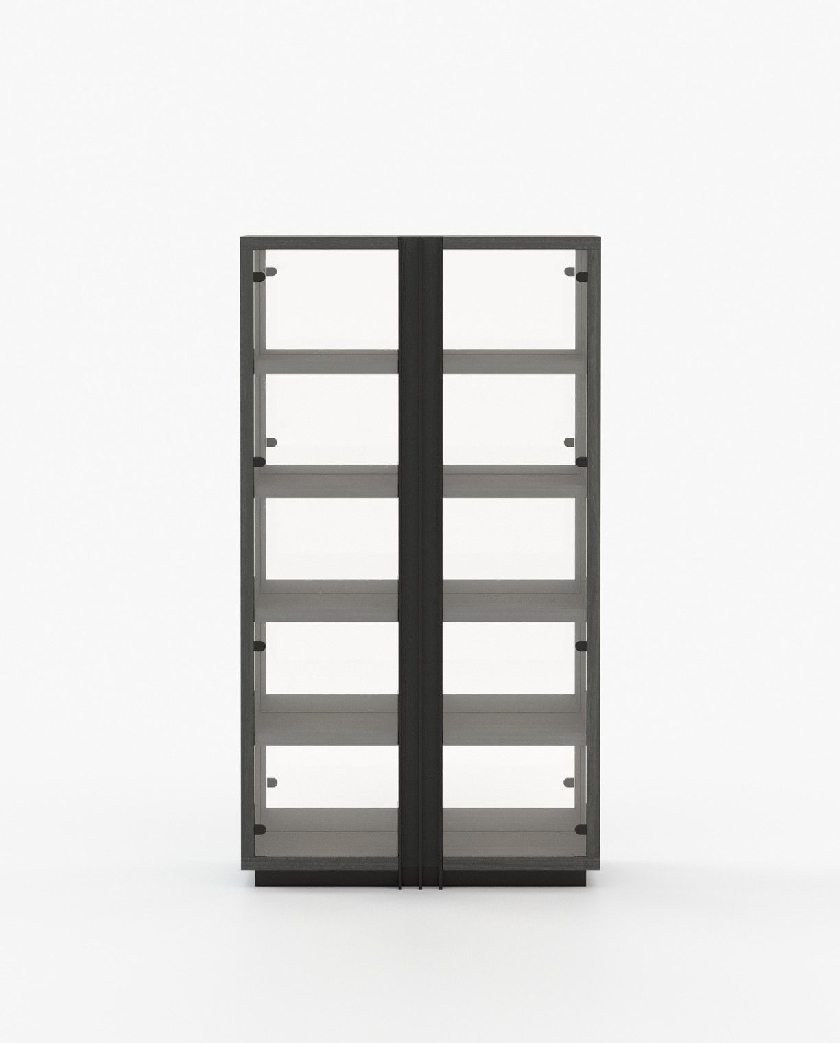 Laskasas D'ARC Bookcase & Shelving Grey Eucalyptus Veneer Matte - Araco Interiors