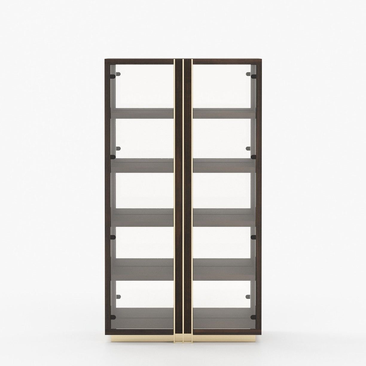 Laskasas D'ARC Bookcase & Shelving Smoked Eucalyptus Veneer Matte - Araco Interiors