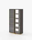 Laskasas D'ARC Bookcase & Shelving Smoked Oak Veneer Matte - Araco Interiors