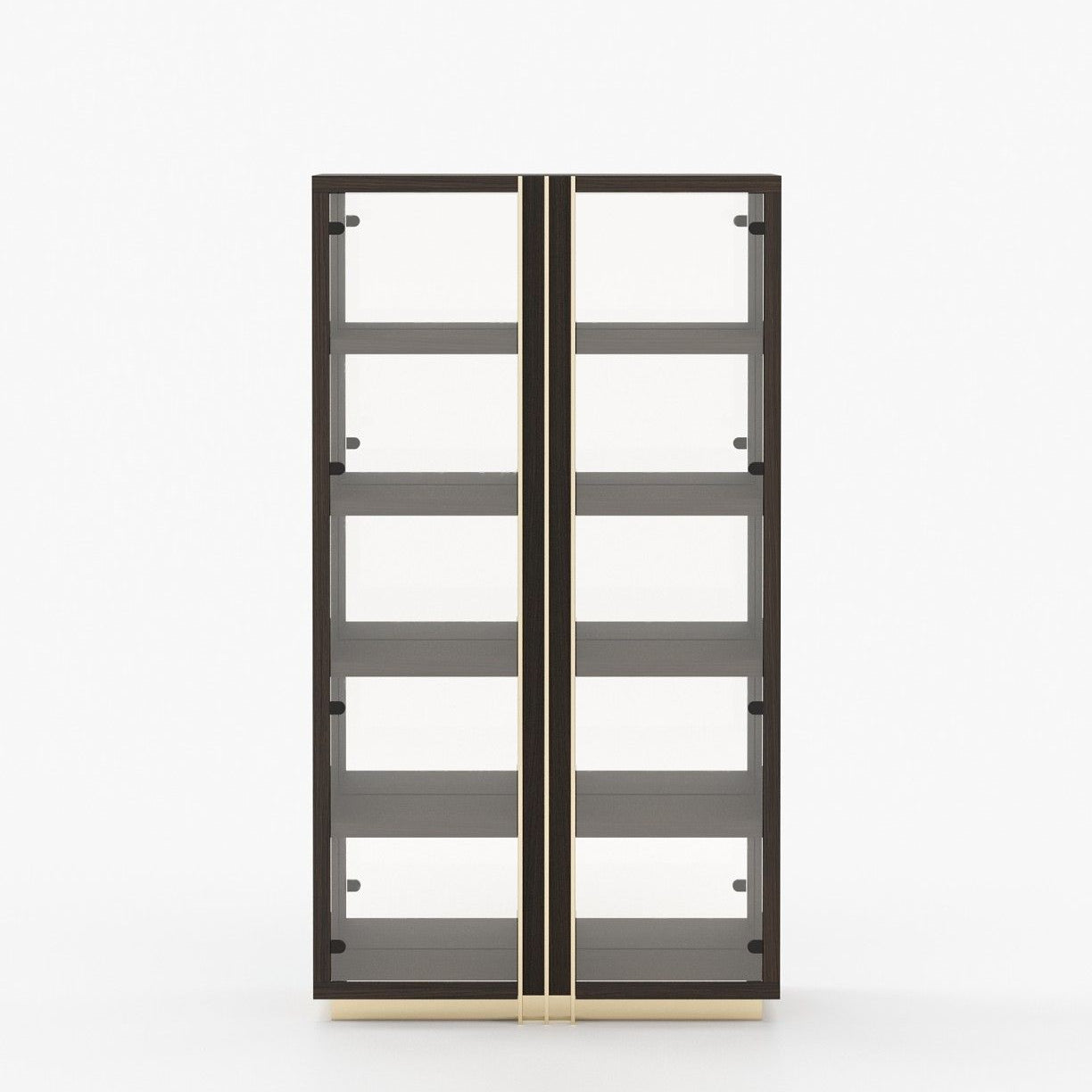 Laskasas D'ARC Bookcase & Shelving Smoked Oak Veneer Matte - Araco Interiors