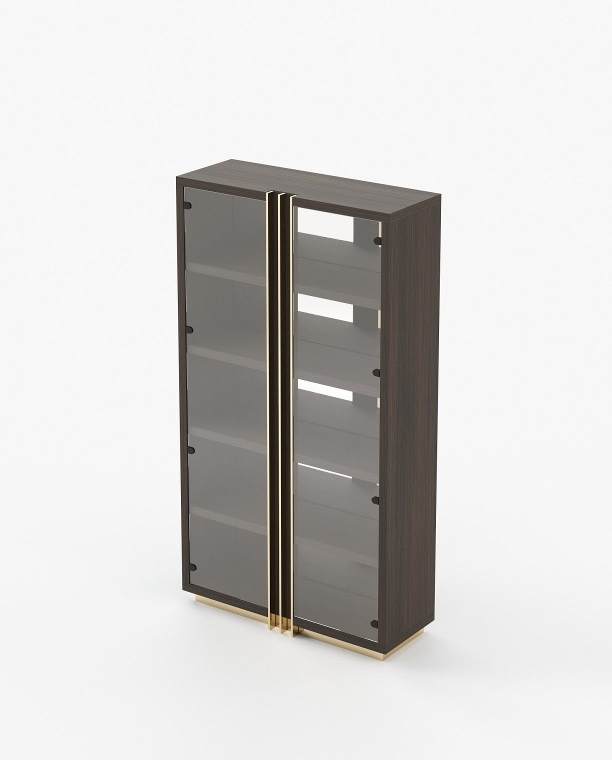 Laskasas D'ARC Bookcase & Shelving Smoked Oak Veneer Matte - Araco Interiors