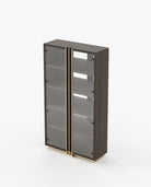 Laskasas D'ARC Bookcase & Shelving Smoked Oak Veneer Matte - Araco Interiors