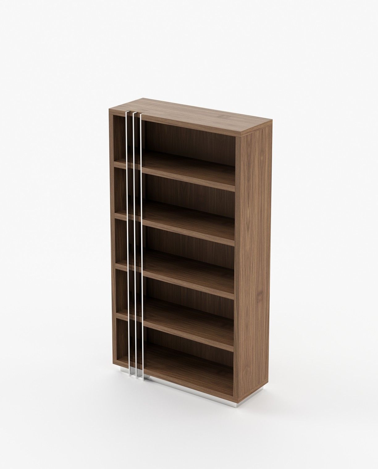 Laskasas D'ARC Bookcase & Shelving Walnut Veneer Matte - Araco Interiors