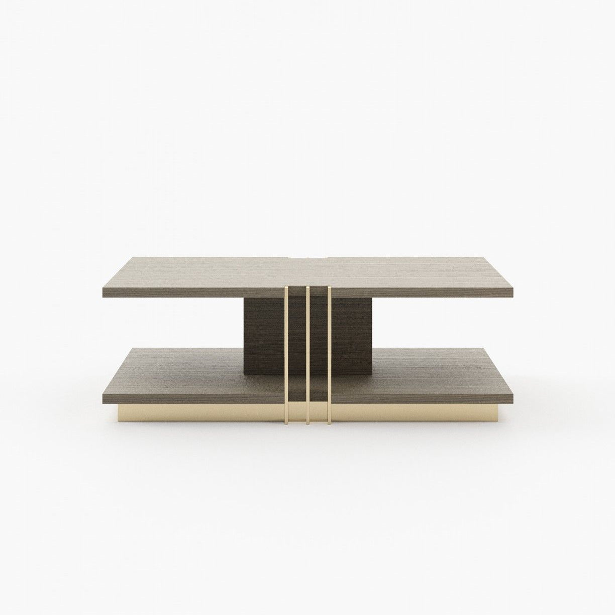 Laskasas D'ARC Coffee Table Aged Oak Veneer Matte - Araco Interiors